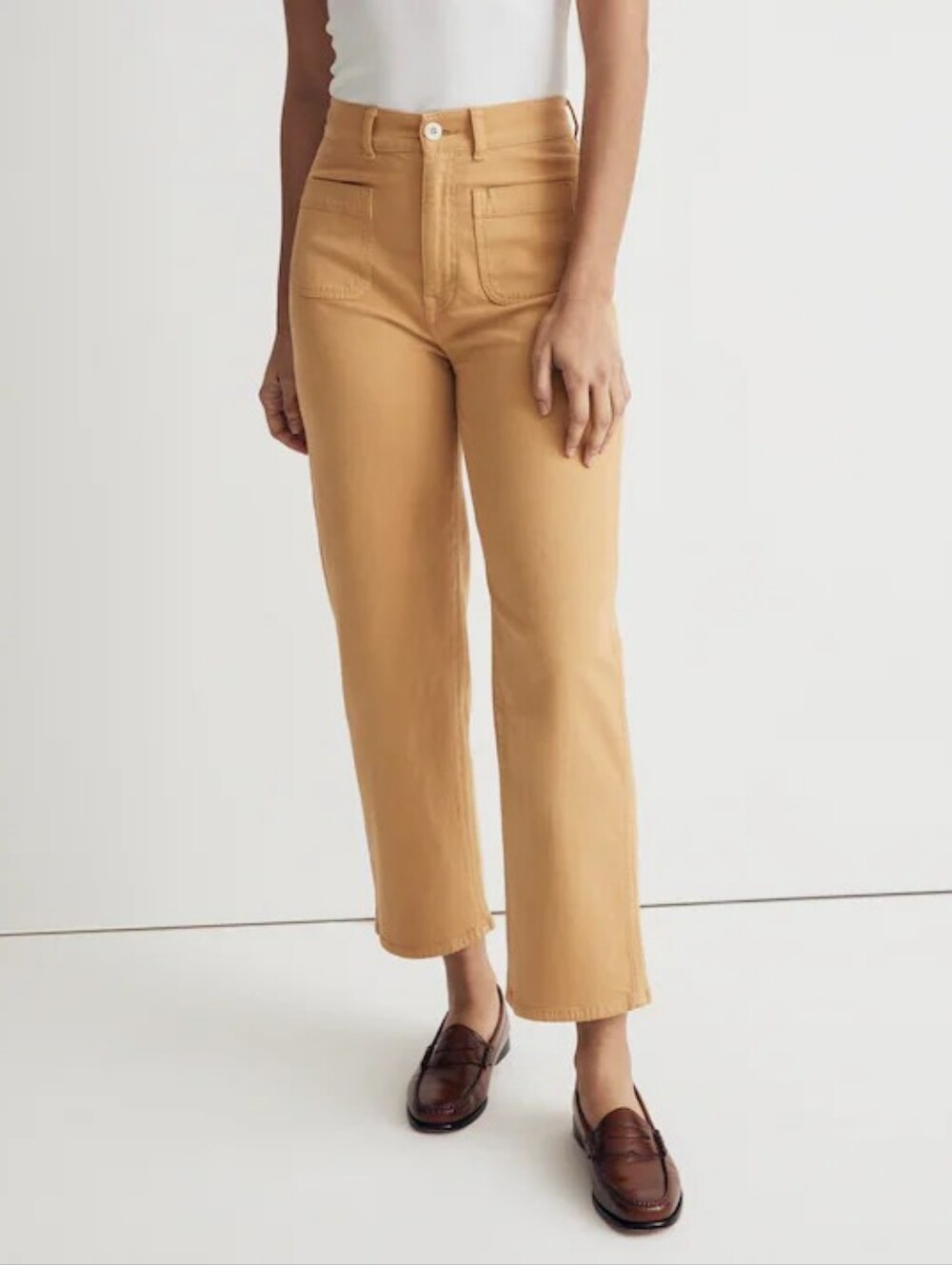 Madewell Golden Yellow High-Rise Jeans